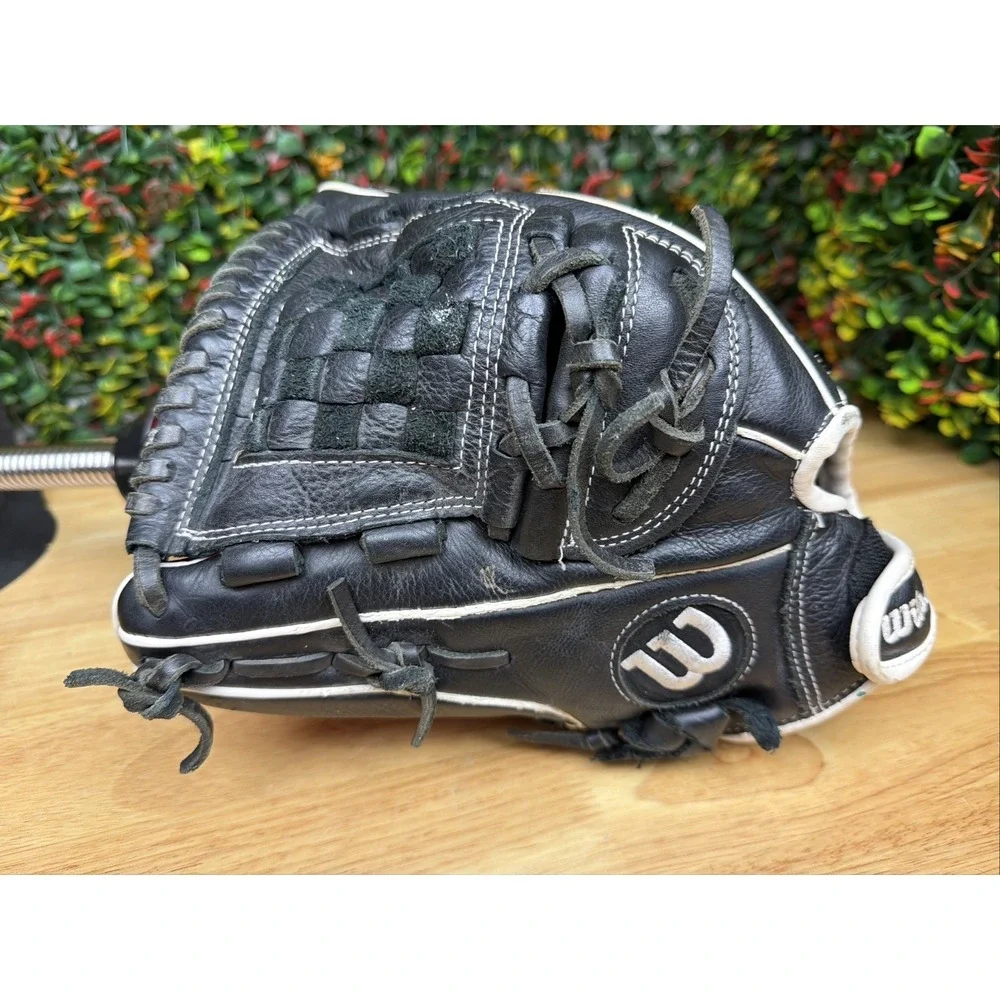 Wilson A500 Left Handed Baseball Glove -Siren-Strap-12